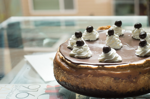 Dad's Coffee and Chocolate Cheesecake