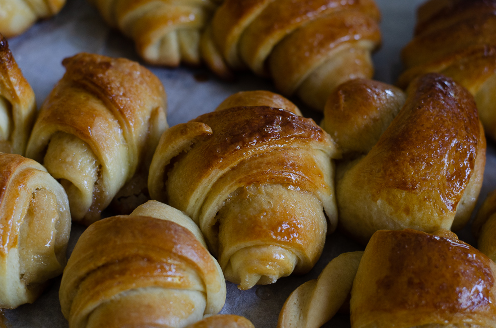 Sesame and Sesame Cocoa Rugelach