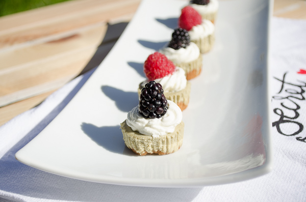 Mini Matcha Cheesecakes