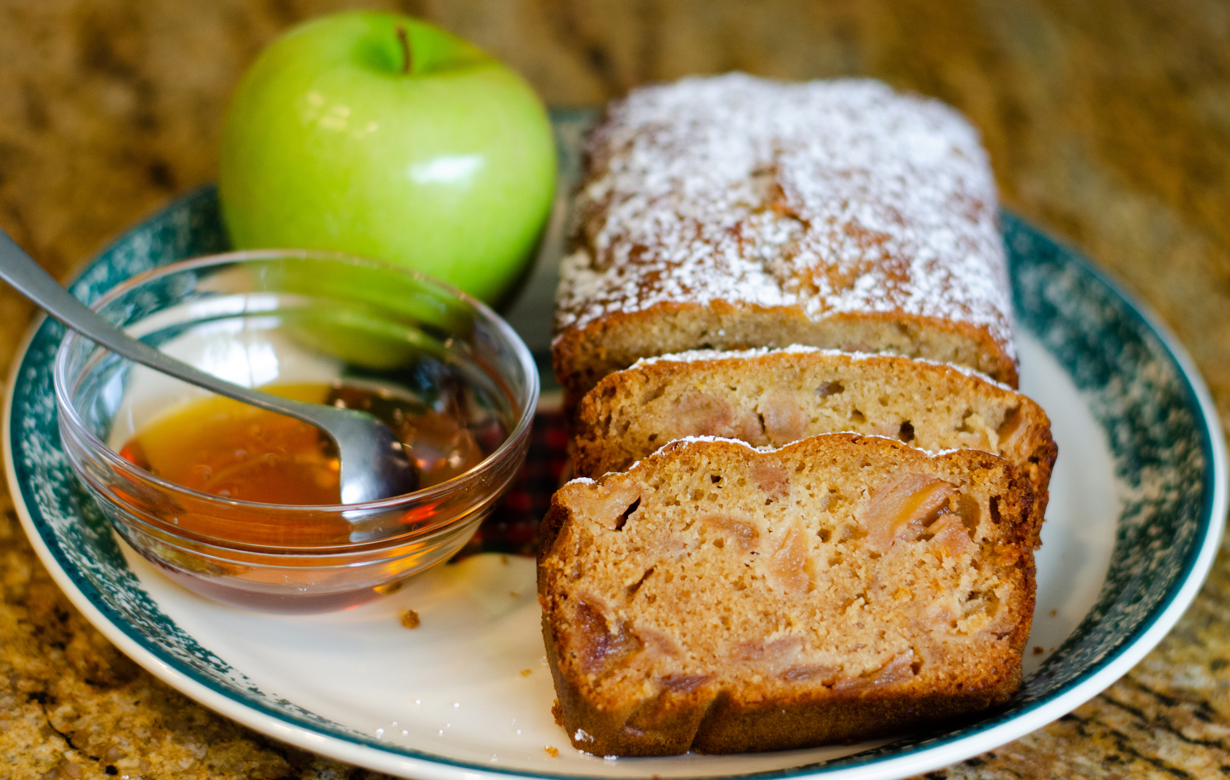 Honey Apple Olive Oil Loaf Cake